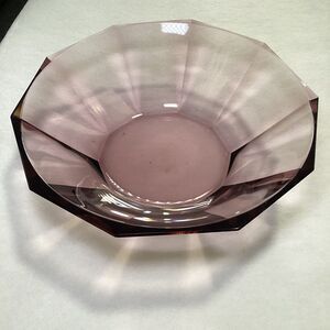 Dessert Fruit Bowl Glass Moroccan Amethyst Pre-loved Great‎ Condition